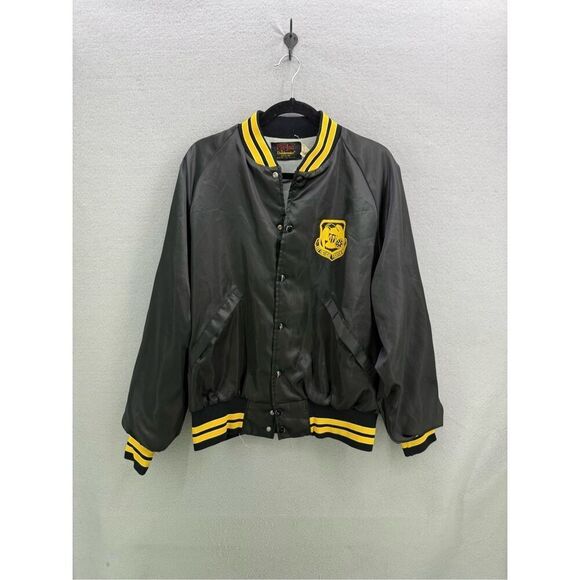 Vtg 442 Tactical Fighter Wing Sq Jacket Men’s Satin Pla-Jac Richards Gebaur Air - Picture 8 of 10